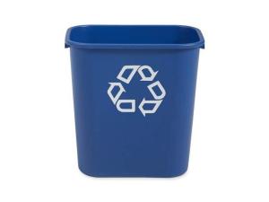 Papperskorg RUBBERMAID blå 26 6L