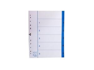 Pappersregister A4 1-5 20 fp