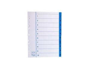 Pappersregister A4 1-10 10 fp