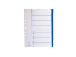 Pappersregister A4 1-15 10 fp