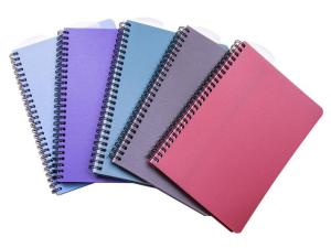 Anteckningsblock PP A5 90bl sort färger