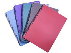 Anteckningsblock PP A4 90bl sort färger