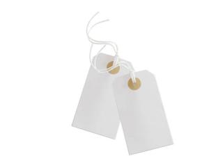 Etikett Manilla Tags 9x5cm vit 10 fp