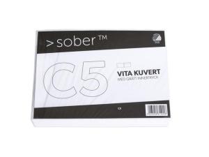 Kuvert konsument fp C5 FH vit 10 fp