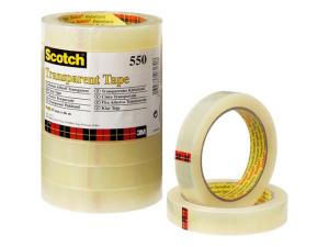 Kontorstejp SCOTCH 550 transp 19mmx66m
