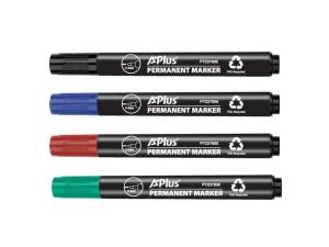Märkpenna A PLUS eco rund 1-3mm 4 fp