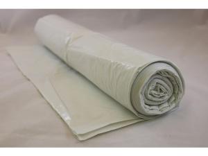 Plastsäck LD 150L 42my med hål vit 25 rl