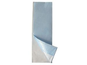 Skötunderlägg vit blå 37x50cm 150 fp