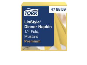 Servett TORK LinStyle gul 39x39cm 50 fp