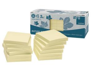 Notes INFO NOTES recy 75x75 gul 12 fp