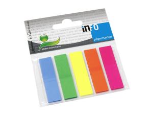 Index INFO NOTES 12x44mm 5 färg 125 fp