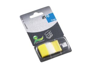 Index INFO NOTES 25x43mm gul 50 fp