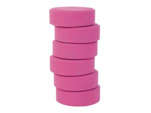 Färgpuckar 57mm rosa 6 fp