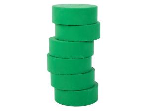 Färgpuckar 57mm mörkgrön 6 fp