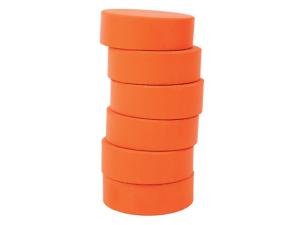 Färgpuckar 57mm orange 6 fp