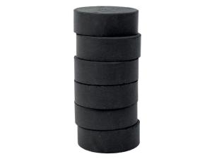 Färgpuckar 57mm svart 6 fp