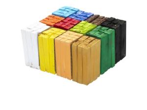 Torrpastellkrita soft 12x12 färger