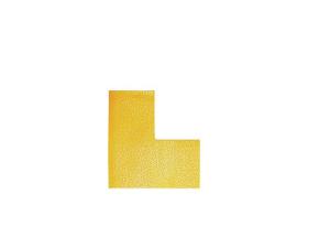 Golvmarkering L-form gul 10 fp