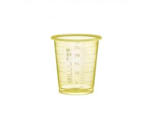 Medicinbägare Eco 30ml smal gul 90 fp
