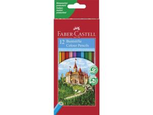 Färgpenna FABER CASTELL Slott 12 fp