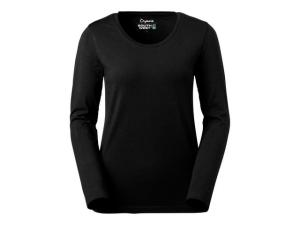 T-shirt långärmad Lily svart L Dam