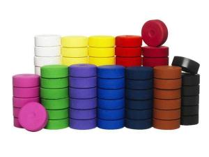 Färgblock 44 mm ljusblå 6 fp