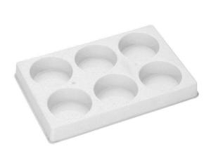 Palett för 44 mm färgblock 6 fp