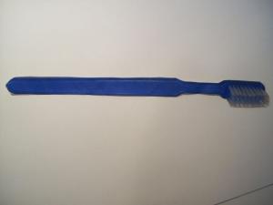 Tandborste engångs med kräm blå 100 fp