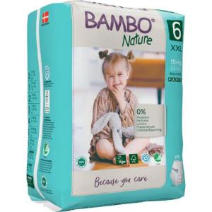 Blöja BAMBO Nature Pant S6 15 kg 18 fp