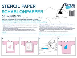 Schablonpapper A3 10 fp