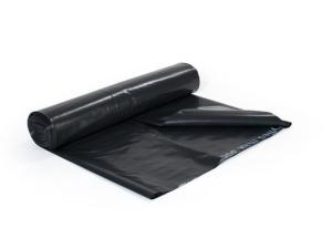 Plastsäck LD 125L tryck 90my svart 10 rl