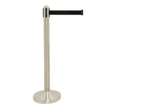 Avspär stolpe SECURIT komplett svart ban