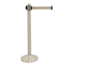 Avspär stolpe SECURIT komplett grått ban