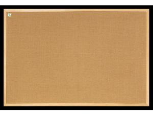 Anslagstavla väv m träram 120x60cm