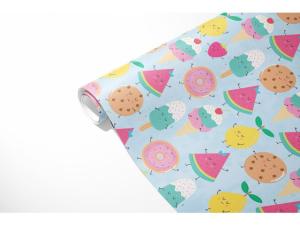 Presentpapper 70cmx10m Popsicle