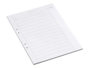 Provskrivningsblad A4 linj 18mm 500 fp
