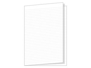 Skrivpapper A3 linj 8 5mm vikt 250 fp