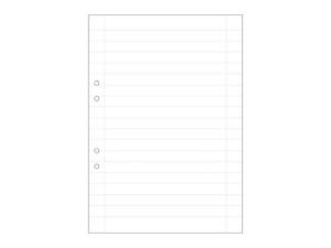 Lösblad A4 linjerat 14 5mm hålat 500 fp