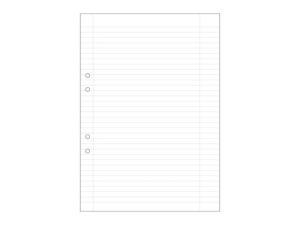 Lösblad A4 linjerat 8 5mm hålat 500 fp