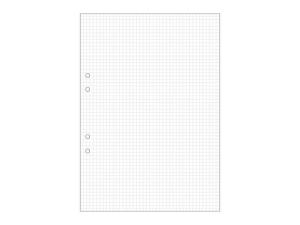 Lösblad A4 rutat 5x5mm hålat 500 fp