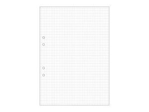 Lösblad A4 rutat 5x8mm hålat 500 fp