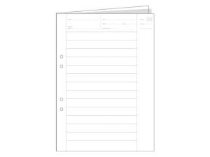 Provskrivp A3 linj 18 mm vikt 250 fp