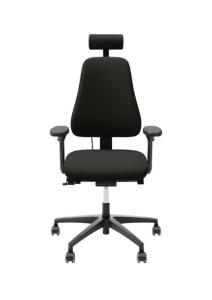 Kontorsstol LD6340 med armstöd svart