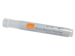 Whiteboardpenna NOBO glas vit 4 fp