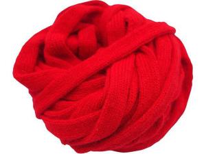 Tubstickat tyg 1 5cmx10m röd