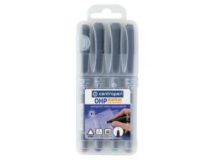 Märkpenna Ergo F perm sort f 4 fp