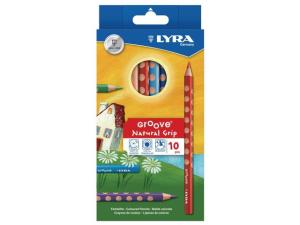 Färgpenna LYRA Groove 10 fp