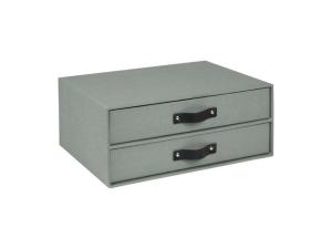 Skrivbordsbyrå kart m läderhand mint