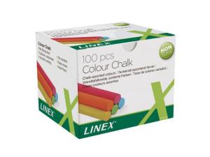 Tavelkrita LINEX sort färger 100 fp