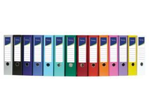 Pärm LYRECO Blue A A4 EU hål PP 80mm sv